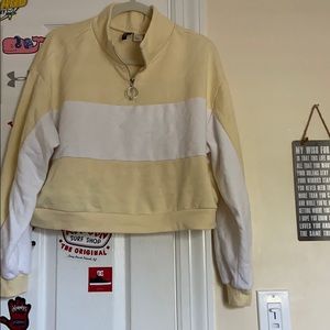 cropped sweatshirt